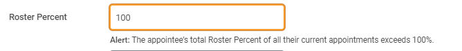 roster percentage