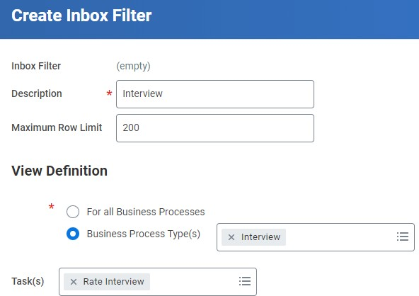 create inbox filters details