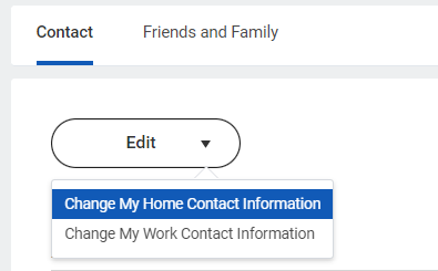 change home contact info