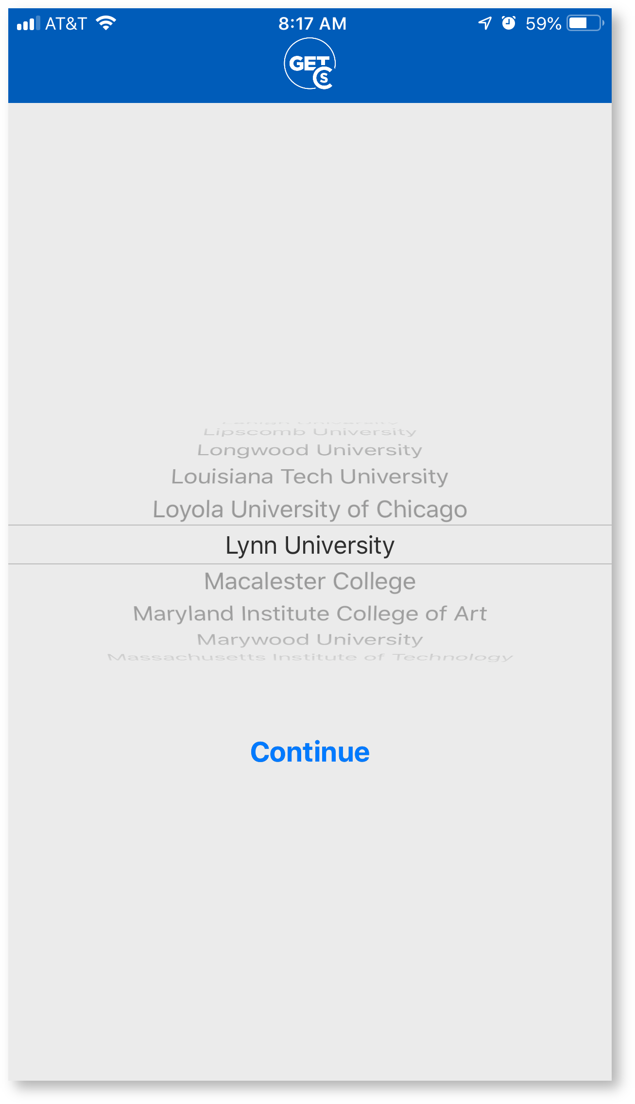 GET main page locate Lynn University