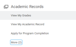 academic records