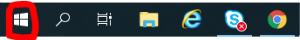 Picture of Windows Logo on Main Task Bar