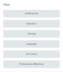 Career view options